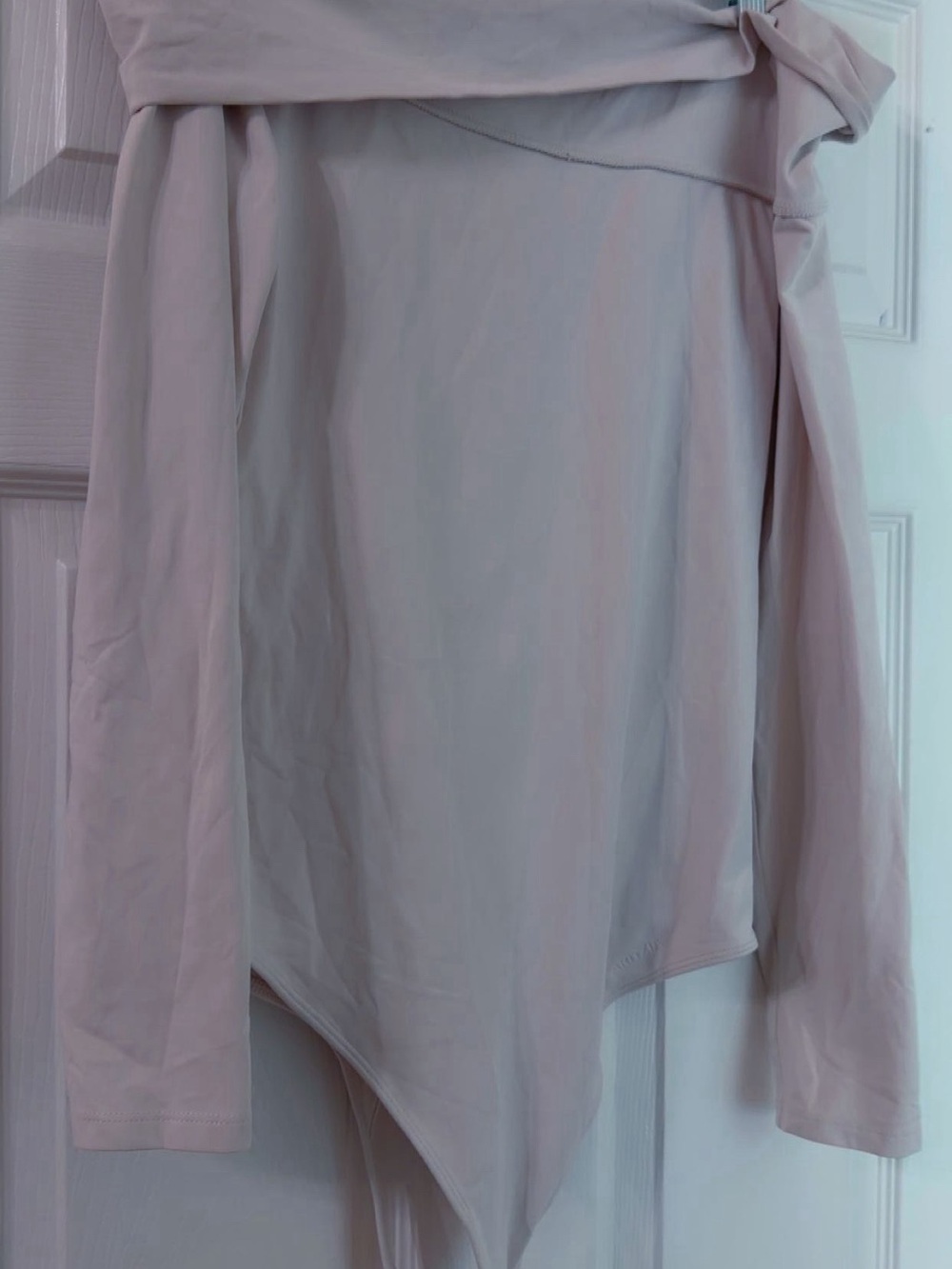 Aritzia Asymmetrical Wrap body off shoulder top